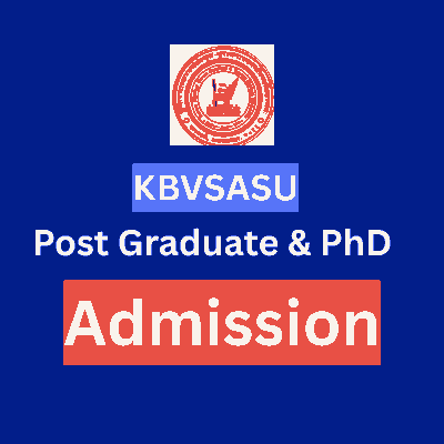 KBVSASU PG & Ph.D Admission 2026-27: Online Application Stars , Apply now