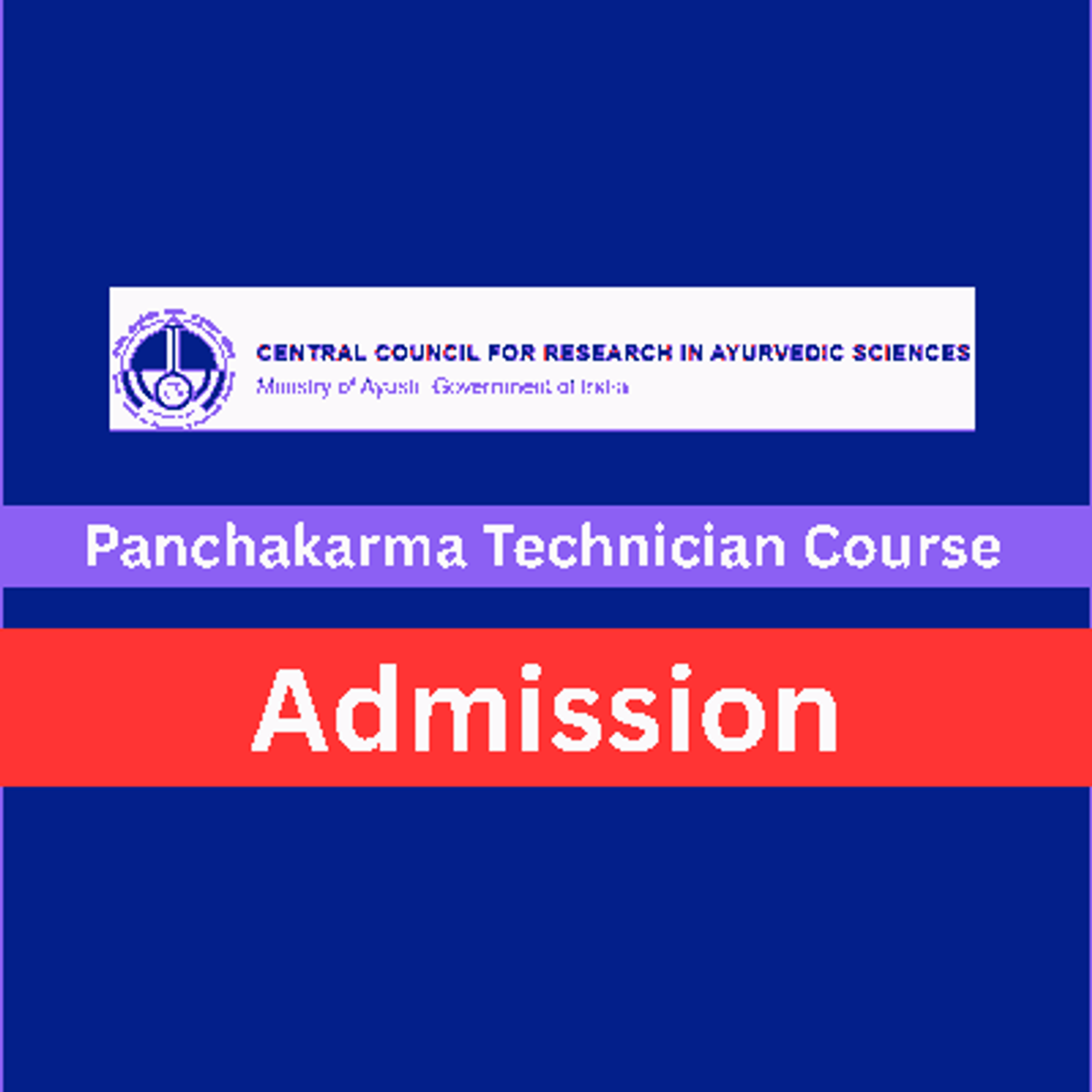 CCRAS Panchakarma Technician Course 2026 – Apply Online for 12th Pass Admission at CARI Guwahati