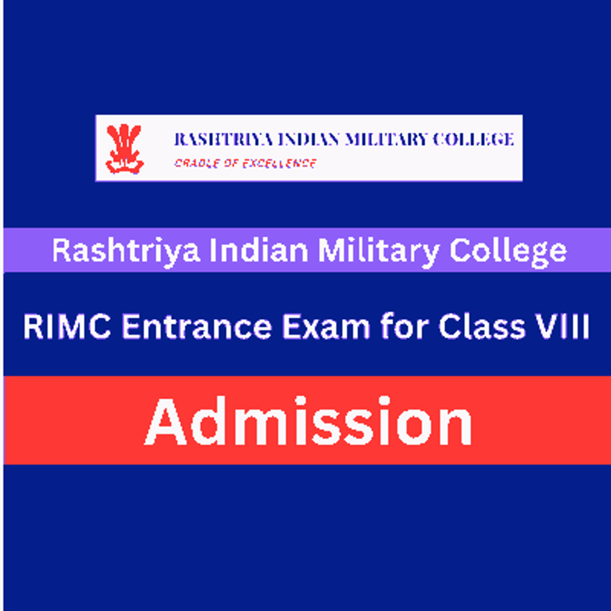 RIMC Entrance Exam 2026 for Admission to Class 8 – Apply Online for July 2027 Term, Exam Date & Last Date